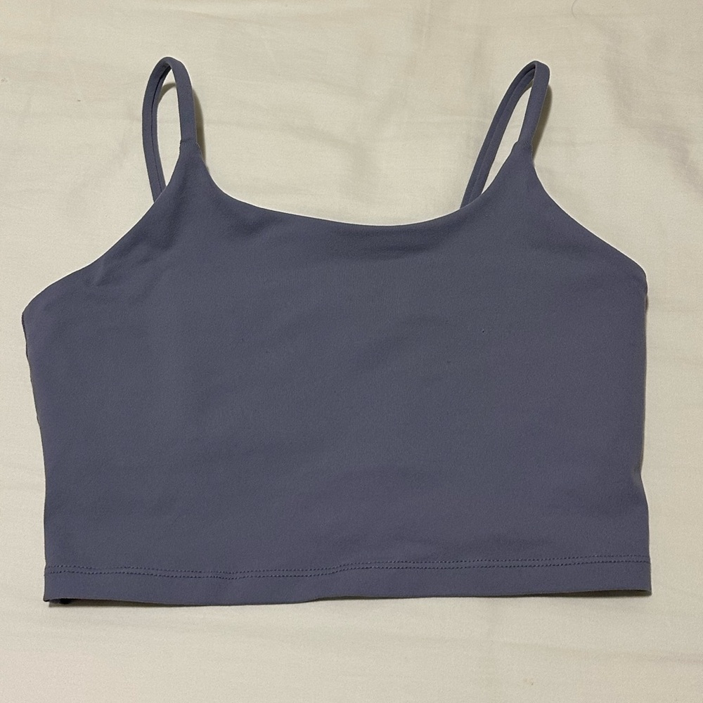 Purple Blue Cropped Workout Tank (XS)